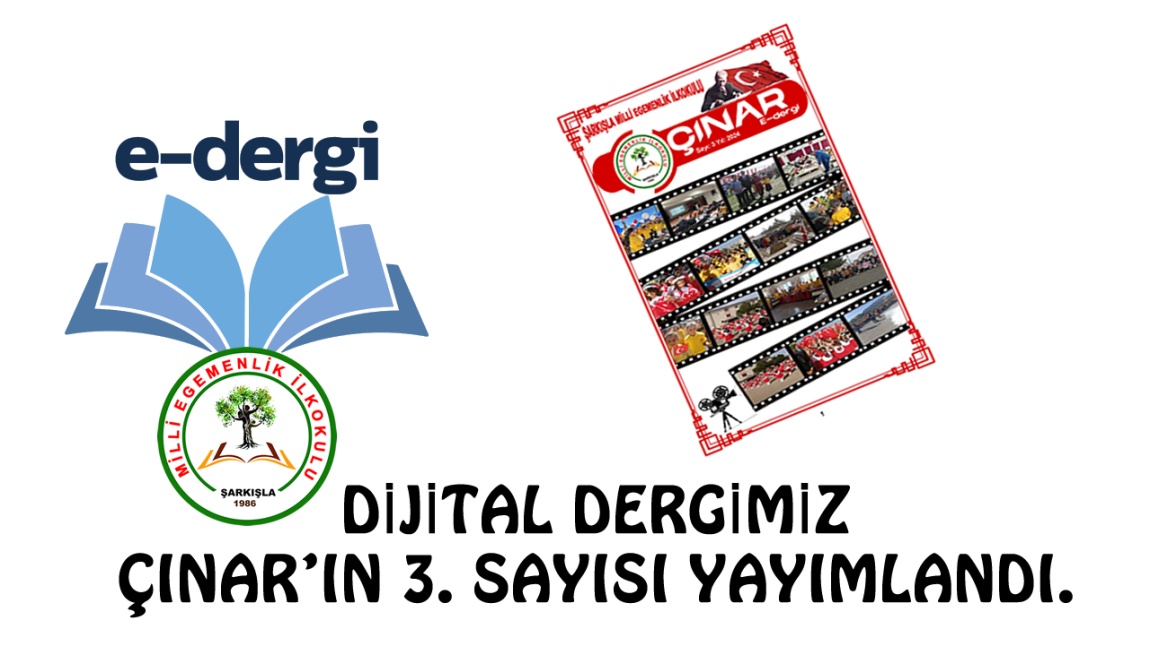 e-Dergimiz Çınar'ın Üçüncü Sayısı Yayımlandı